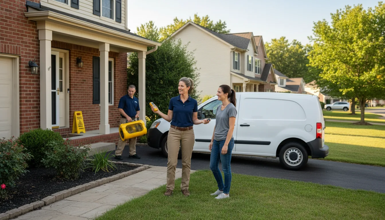 Water restoration image for Dehumidification And Cleanup Services in Woodville, WI